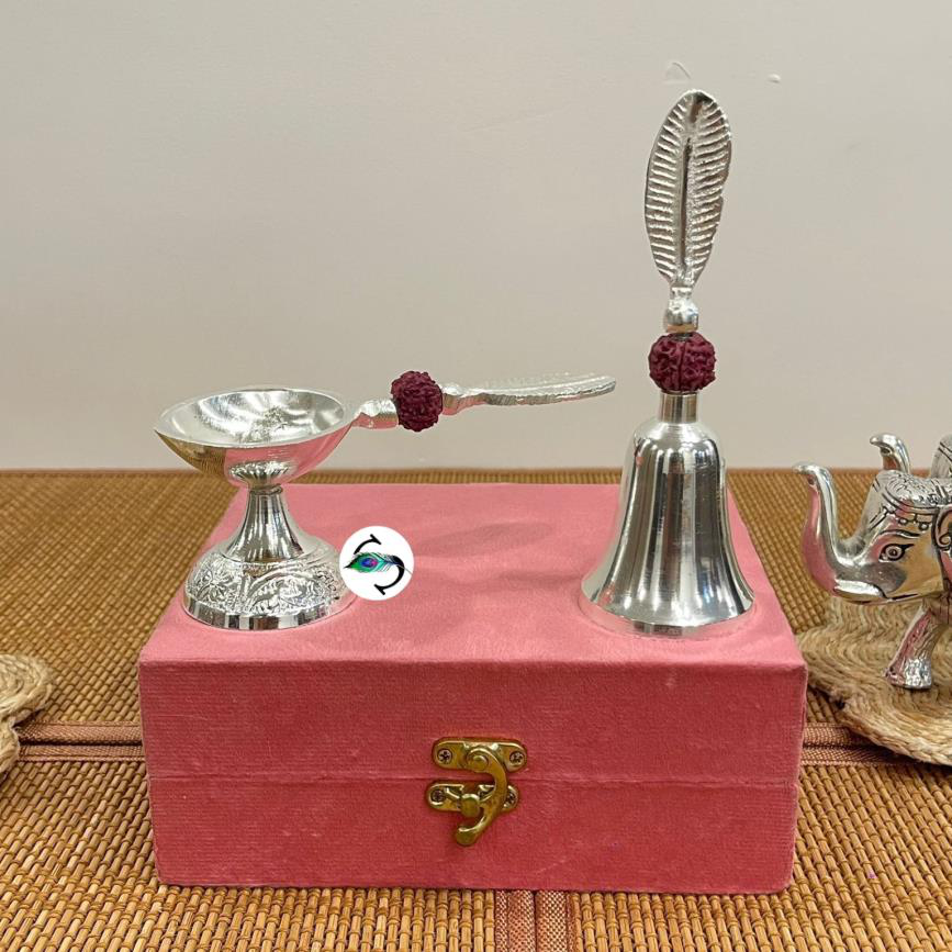 Silver Aarti Set